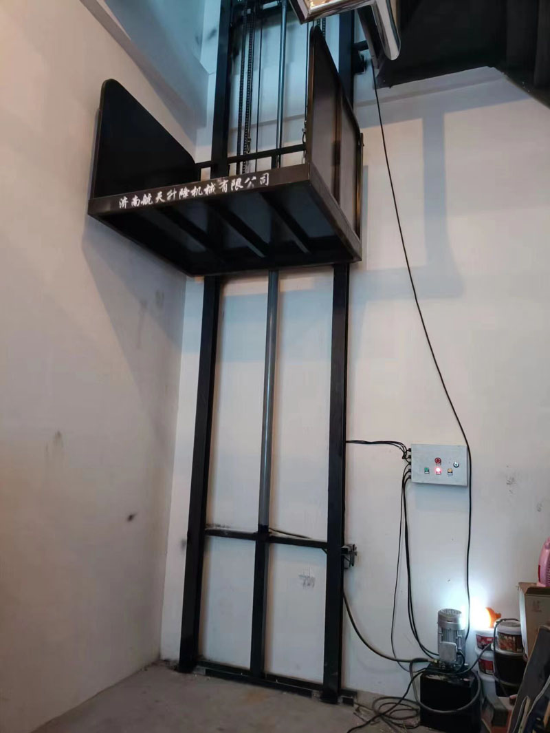 淄博門頭房單杠導軌式升降機